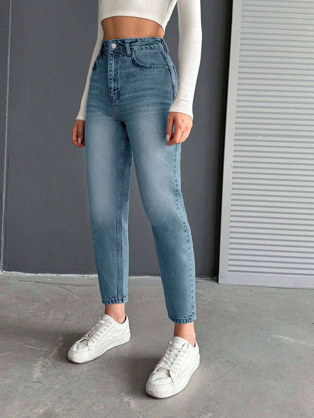 Jeans SHEIN, albastru