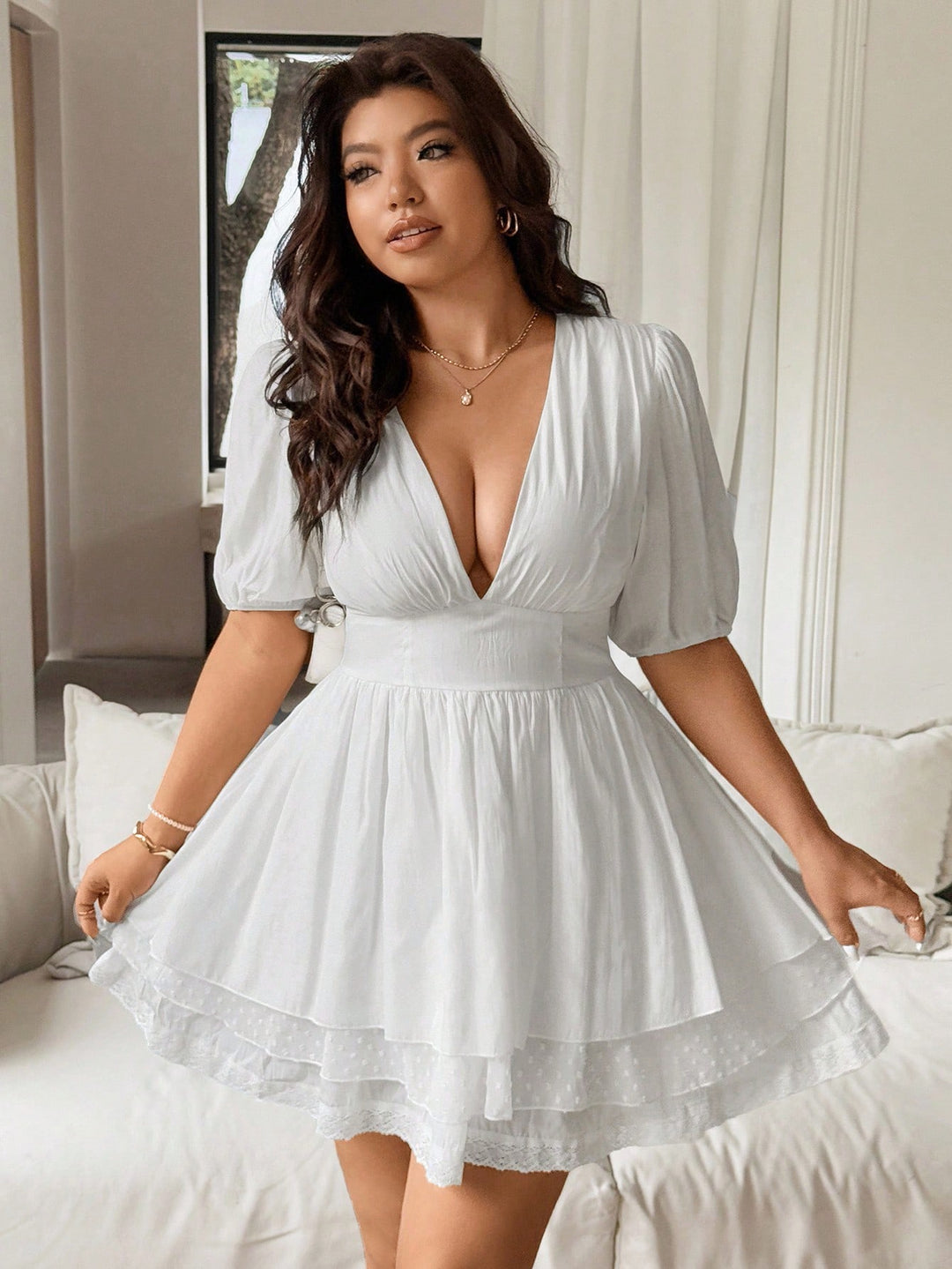 Rochie SHEIN, alb