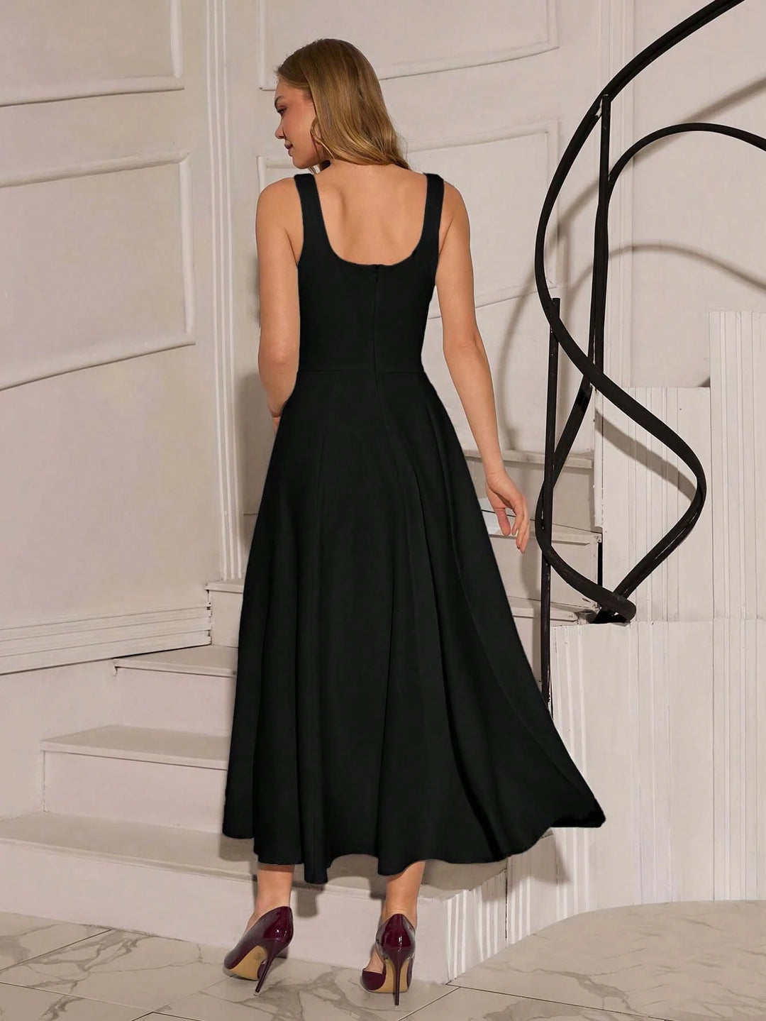 Rochie maxi SHEIN, negru
