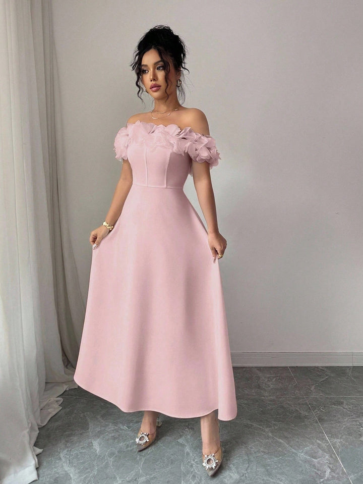 Rochie maxi SHEIN, roz