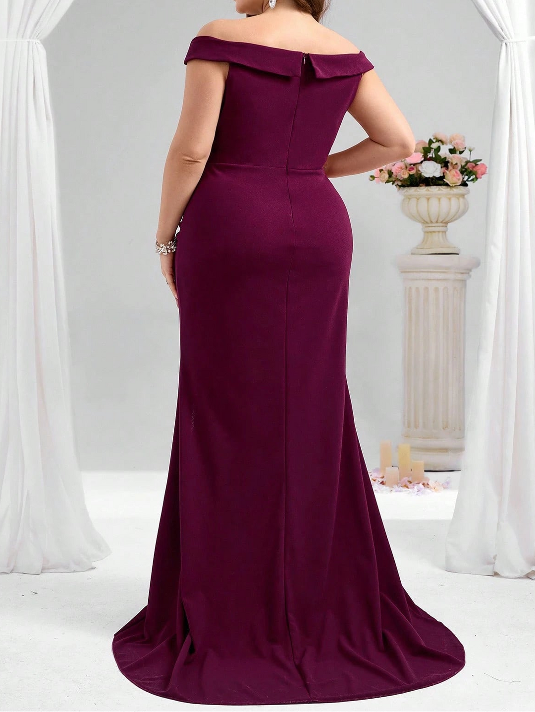 SHEIN maxi ruha, lila