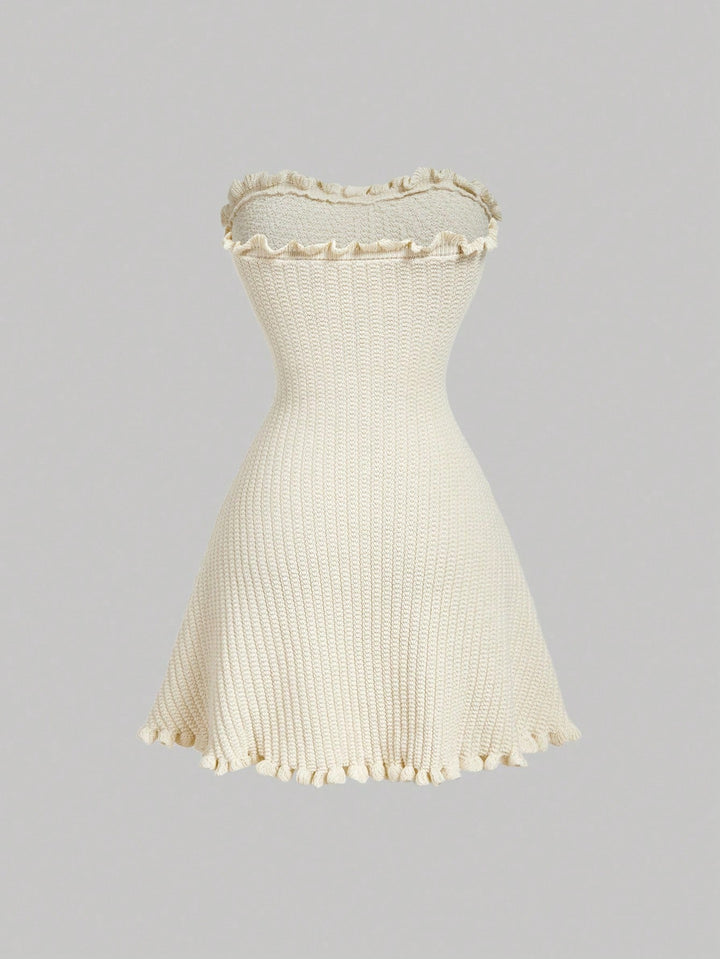 Rochie mini Shein, crem