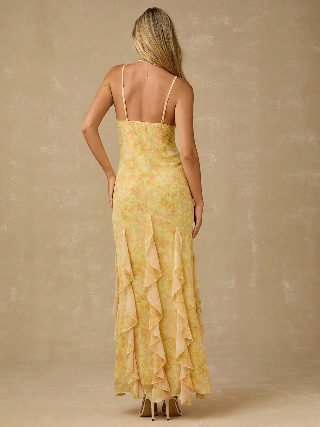 Rochie maxi SHEIN, galben