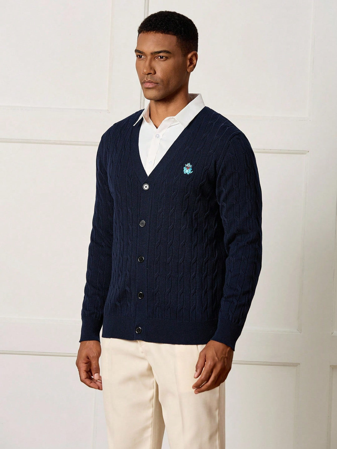 Cardigan SHEIN, albastru