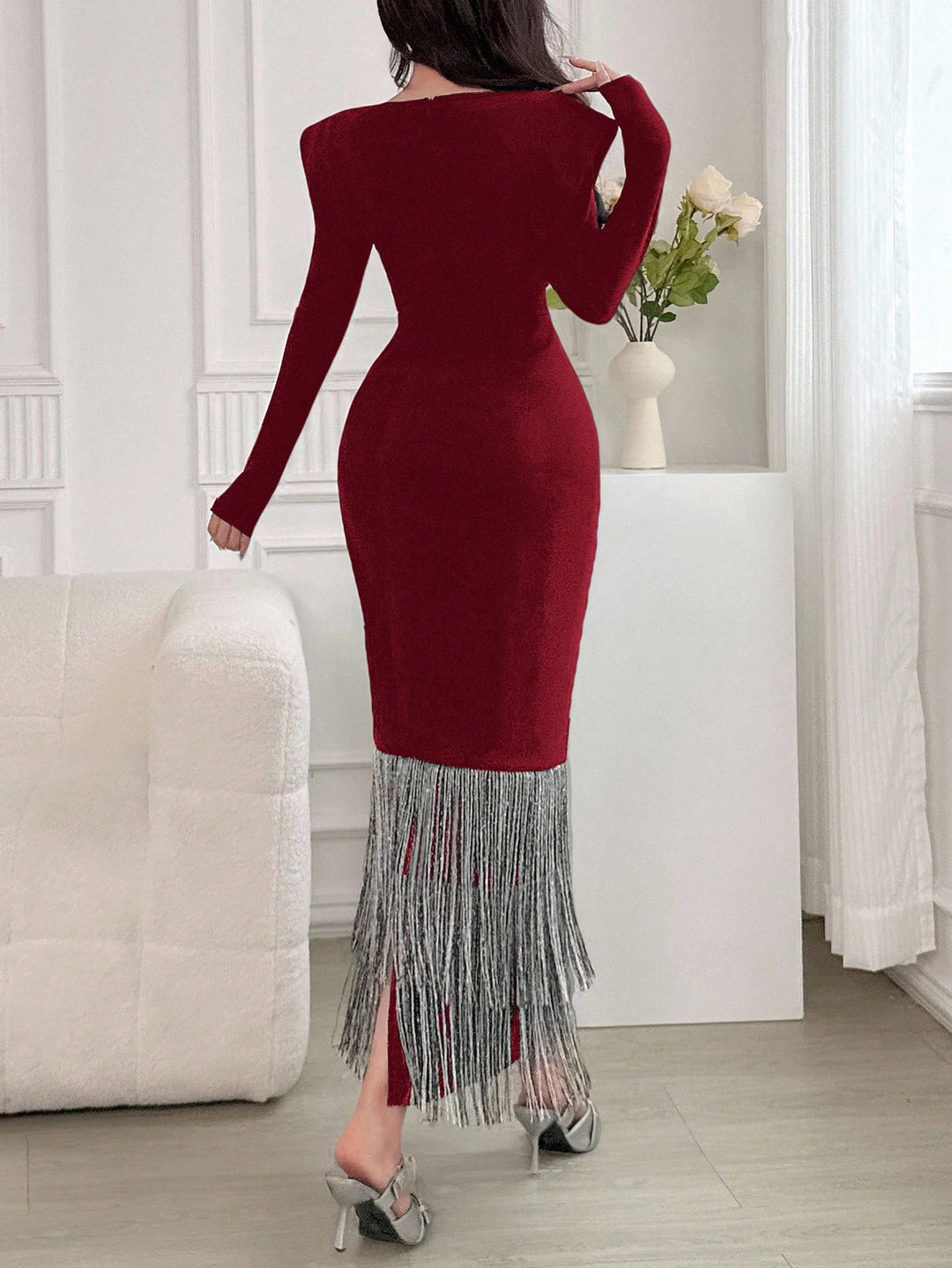Rochie SHEIN, vișiniu