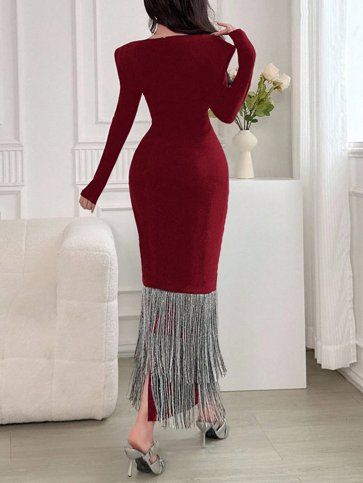 Rochie SHEIN, vișiniu