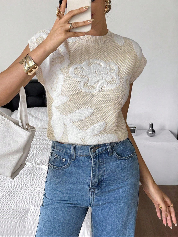 Top SHEIN, crem