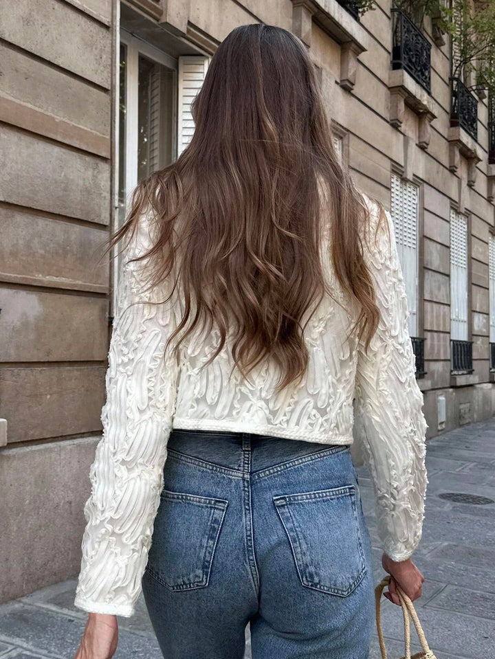 Shein blézer, krém