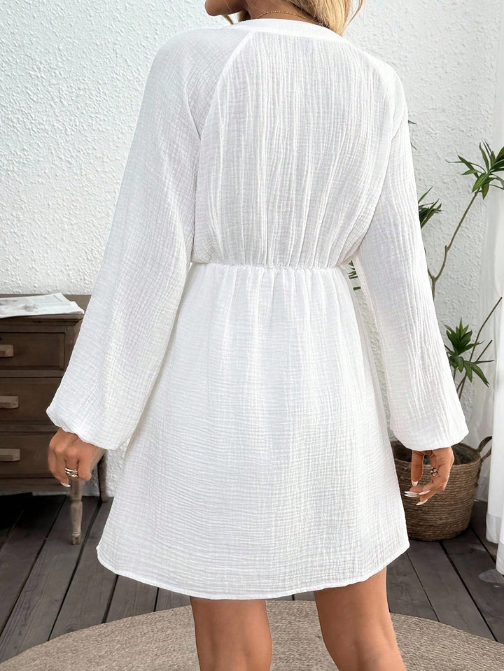 Rochie mini SHEIN, alb