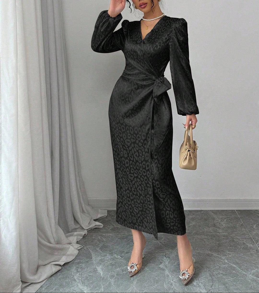 Rochie maxi Shein, negru