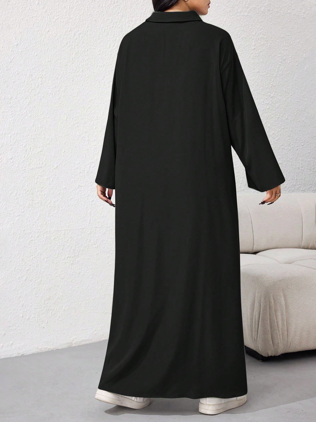 SHEIN maxi ruha, fekete