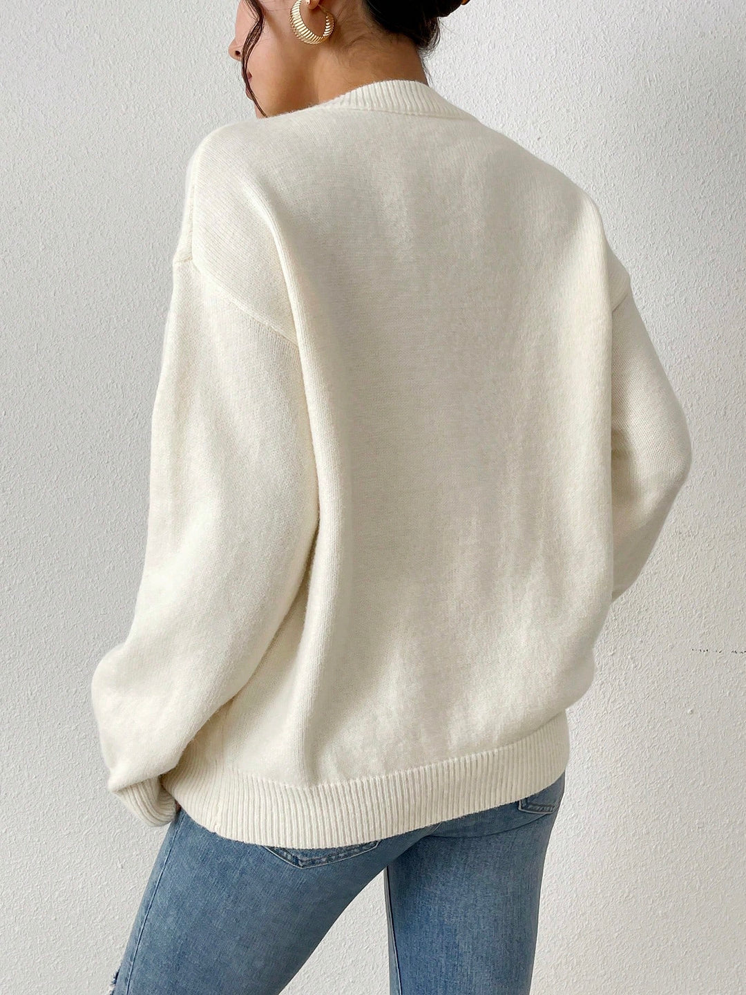 Pulover SHEIN, crem