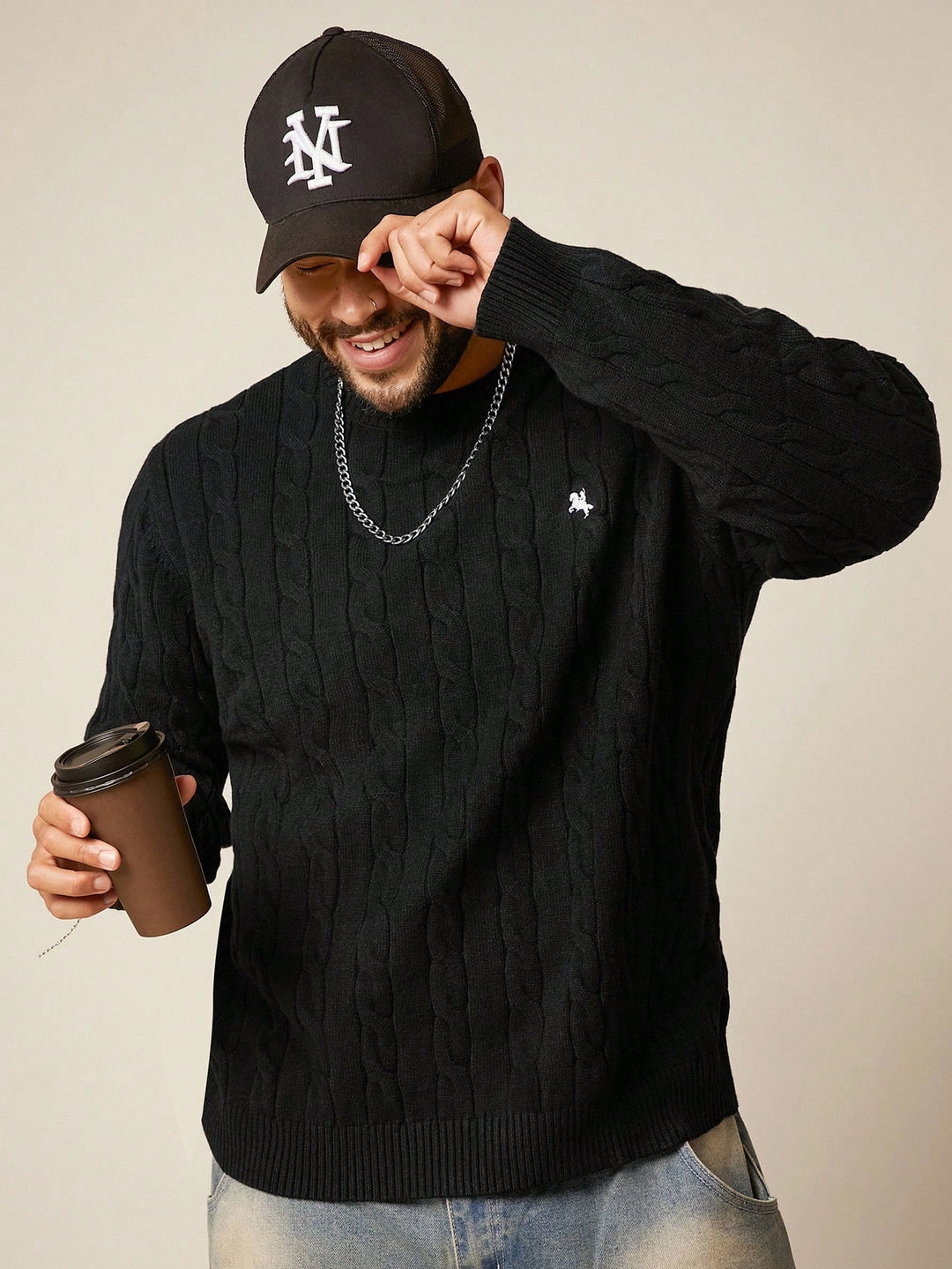 Pulover SHEIN, negru