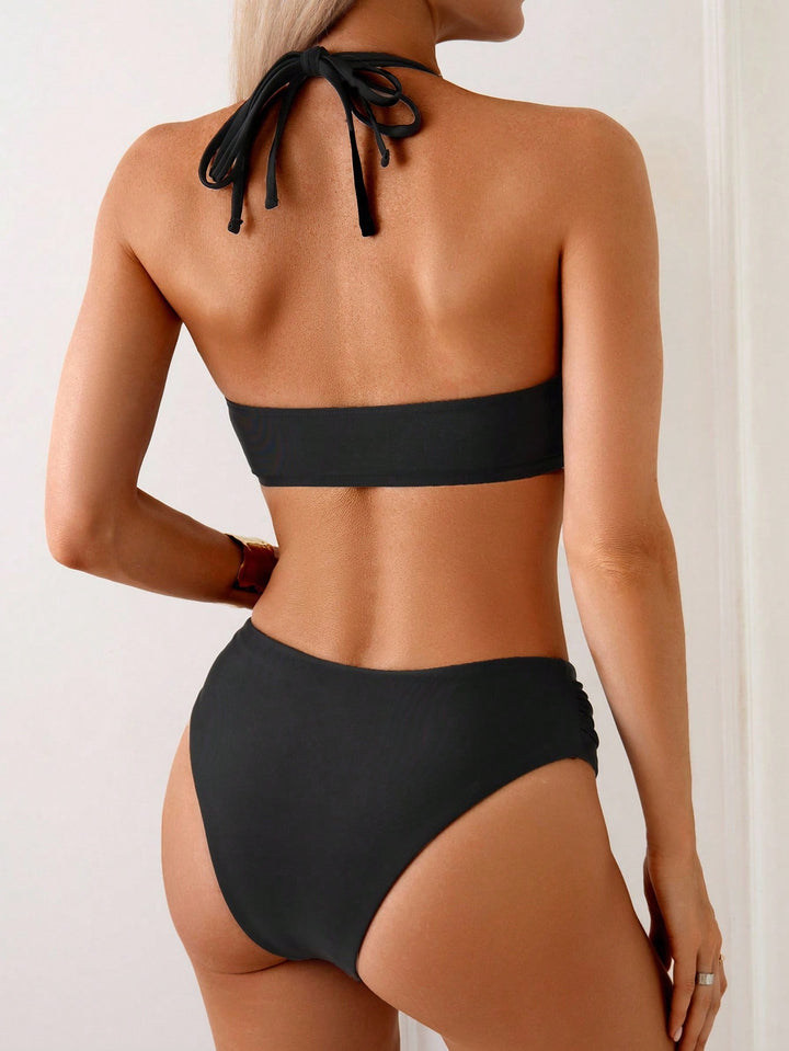 Set bikini SHEIN, negru