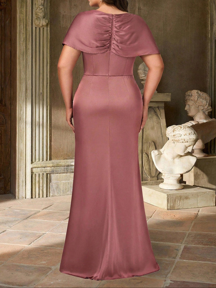 Rochie maxi SHEIN, maro
