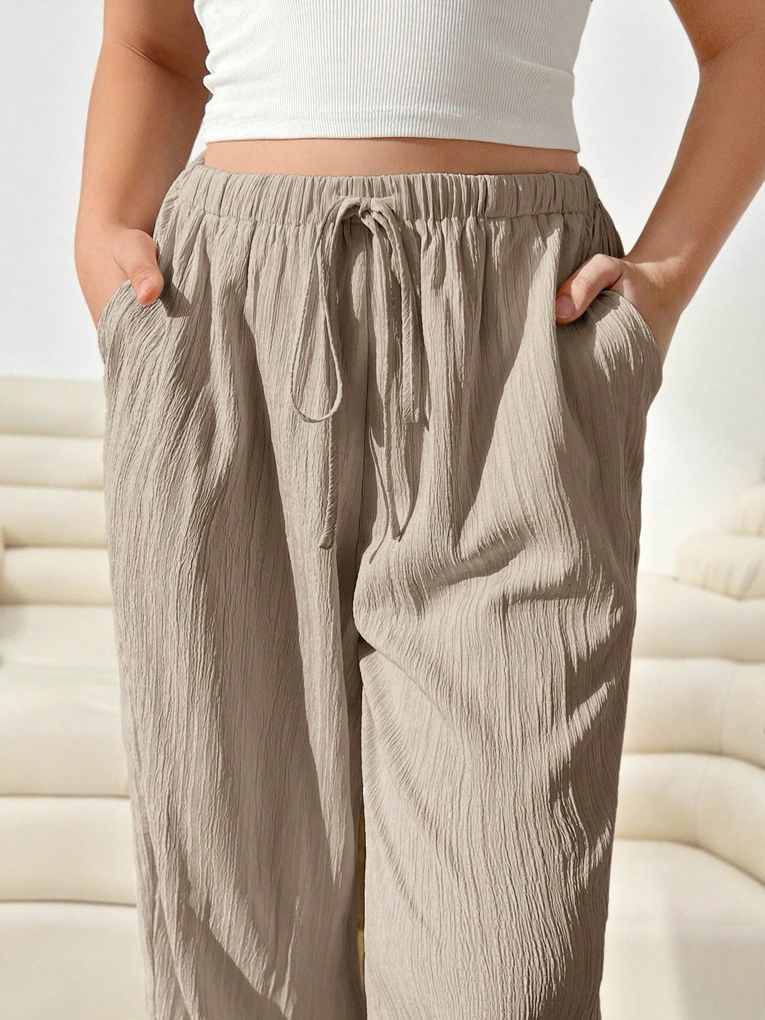 Pantaloni SHEIN, bej