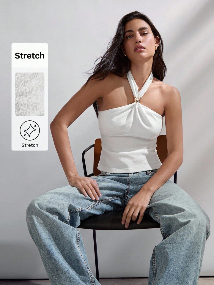 Top SHEIN, alb