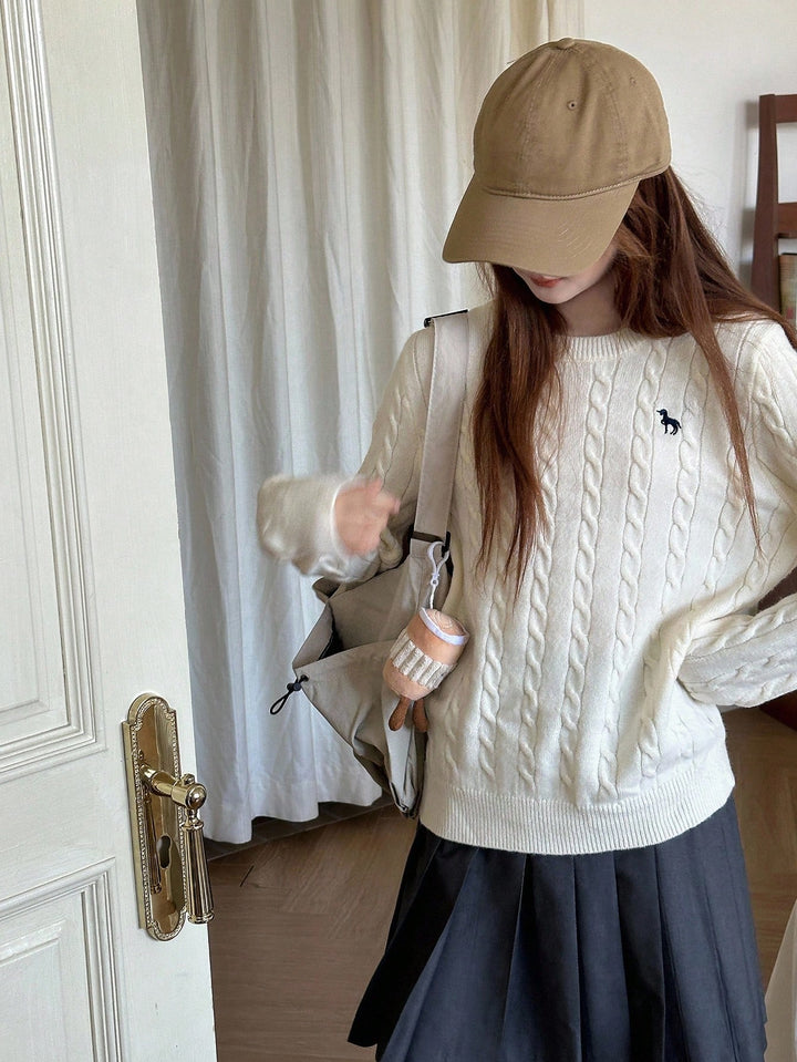 Pulover SHEIN, alb