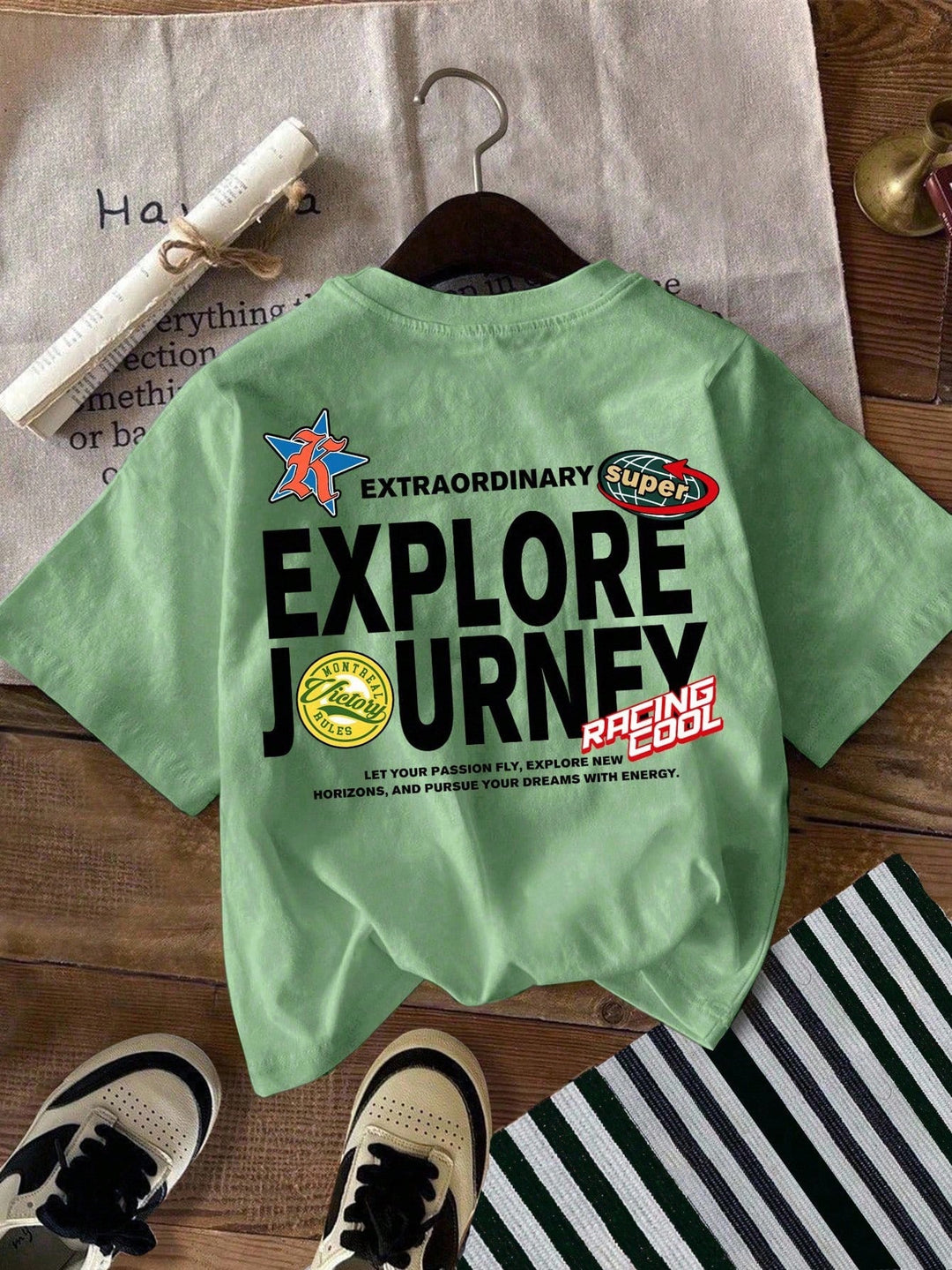 Tricou SHEIN, verde