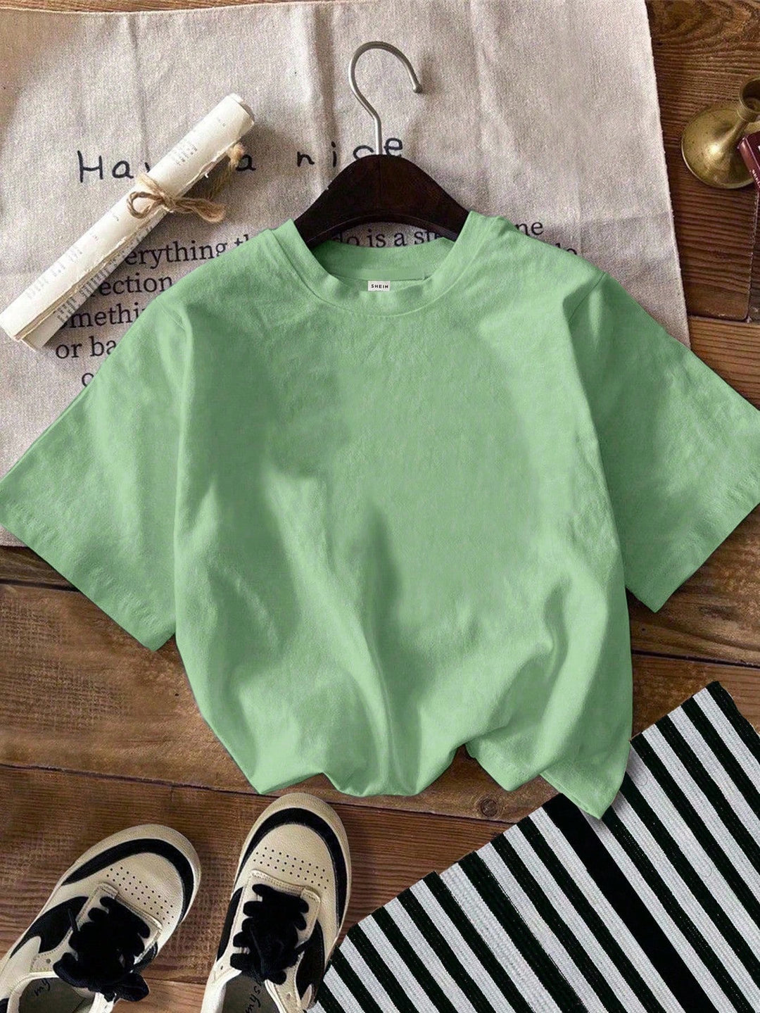 Tricou SHEIN, verde