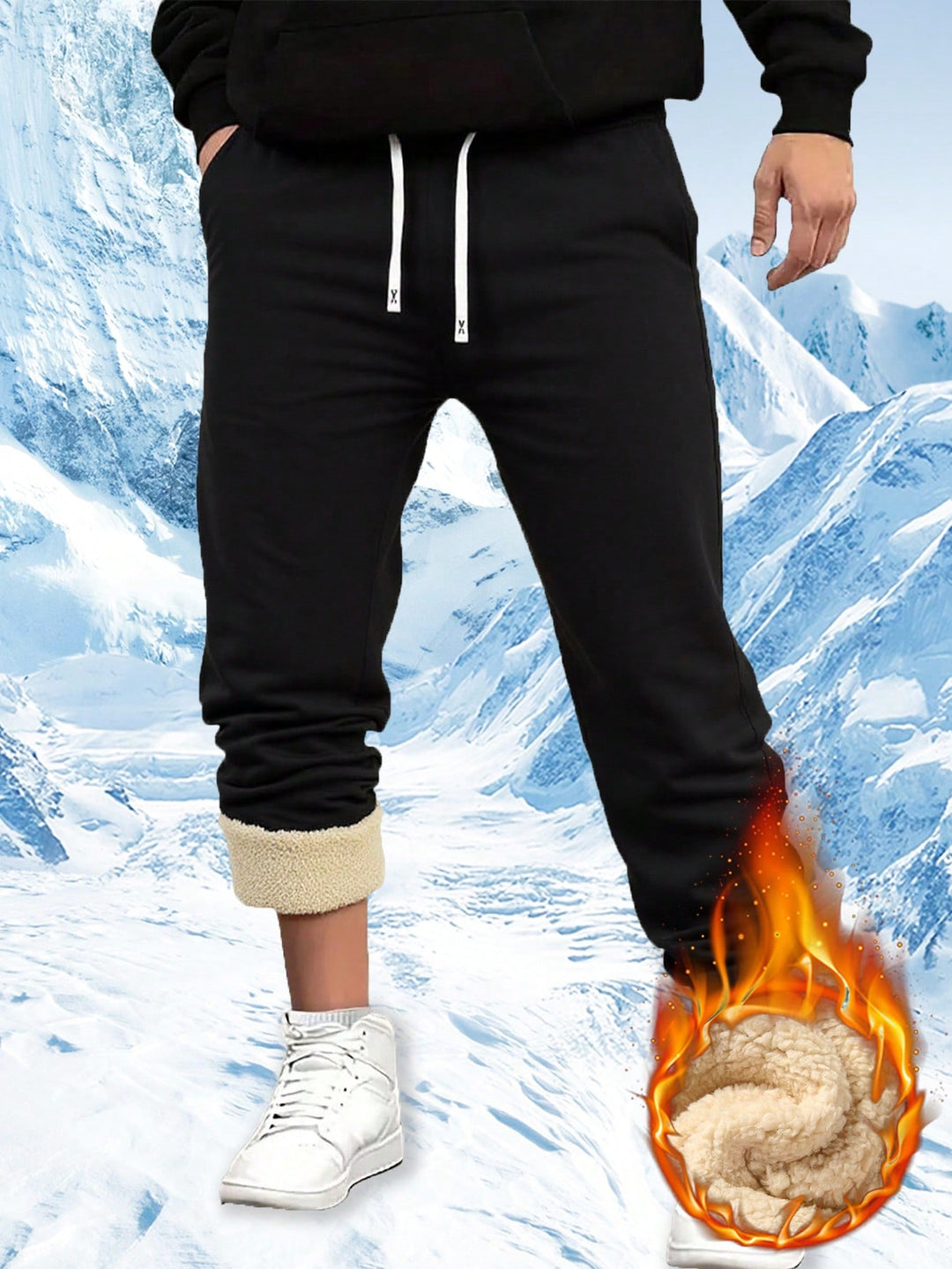 Pantaloni SHEIN, negru