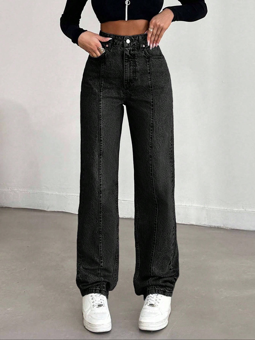 Jeans SHEIN, negru