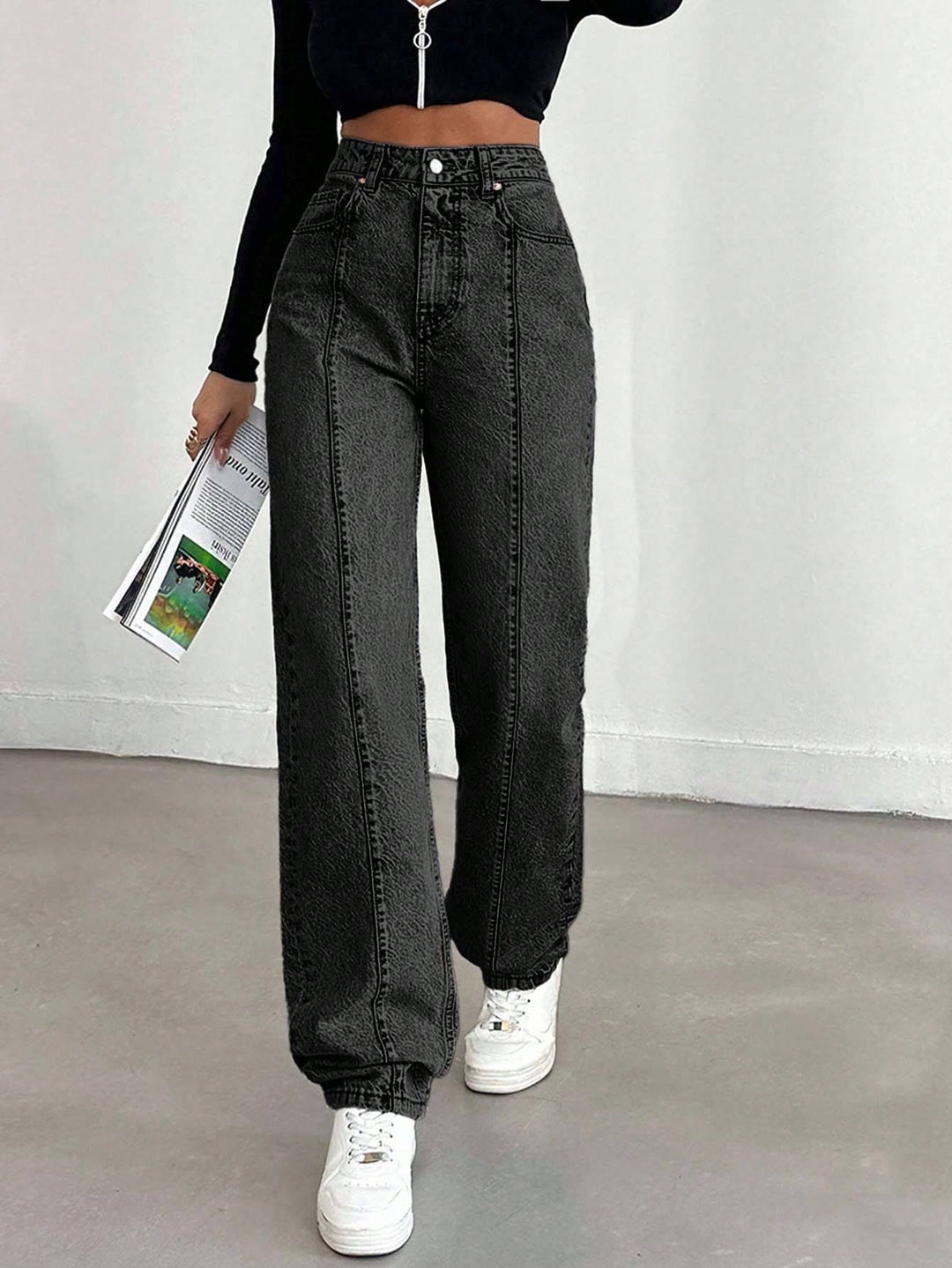 Jeans SHEIN, negru
