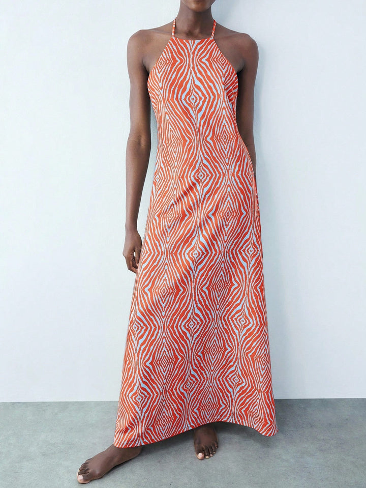 Rochie maxi SHEIN, mix culori