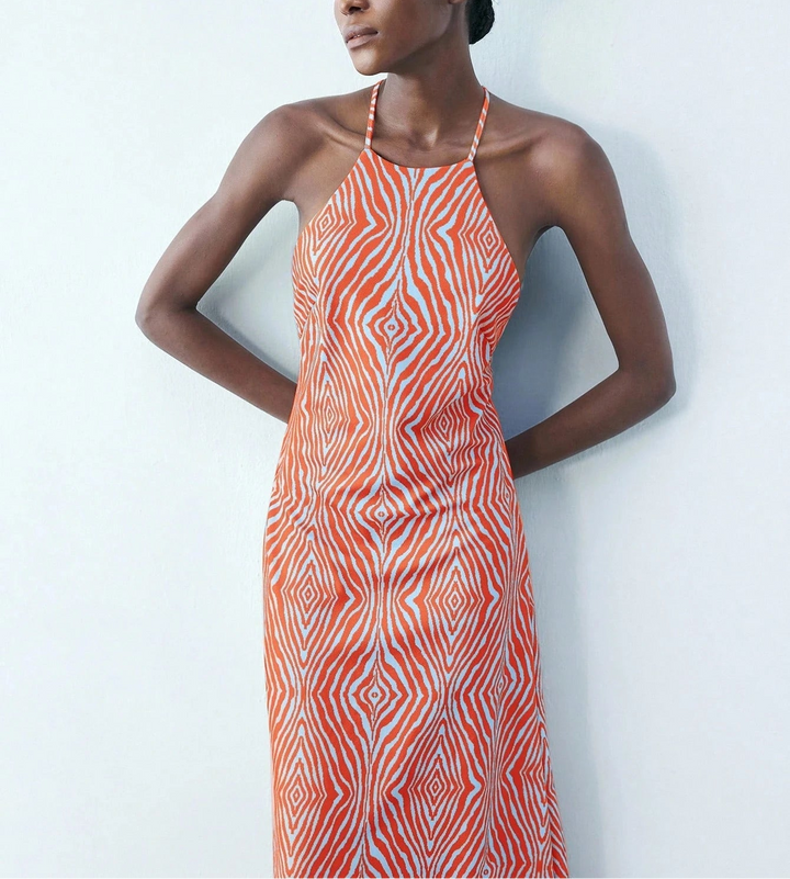Rochie maxi SHEIN, mix culori