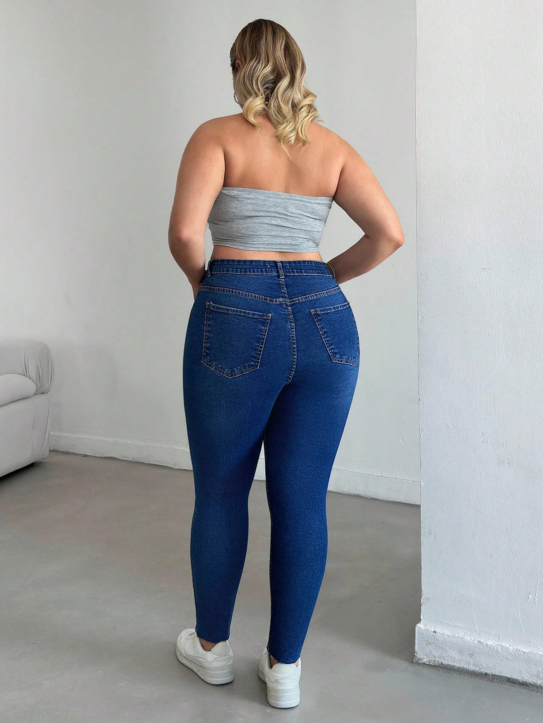 Jeans SHEIN, albastru