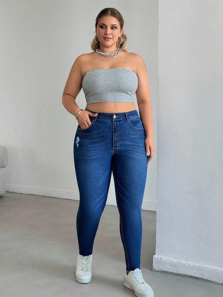 Jeans SHEIN, albastru
