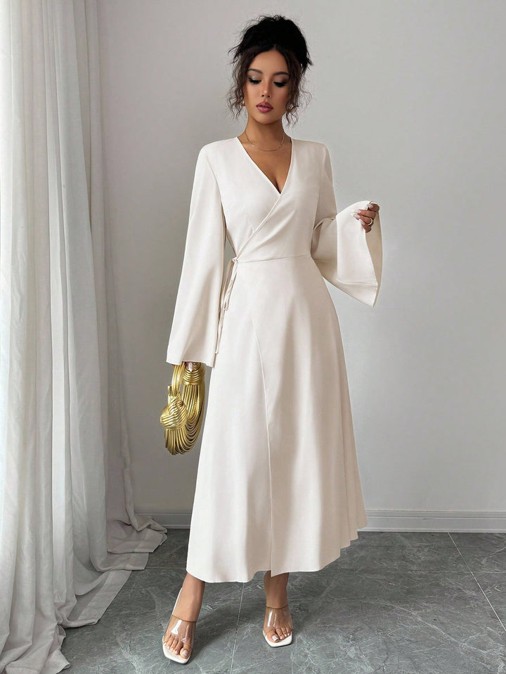 Rochie maxi SHEIN, crem