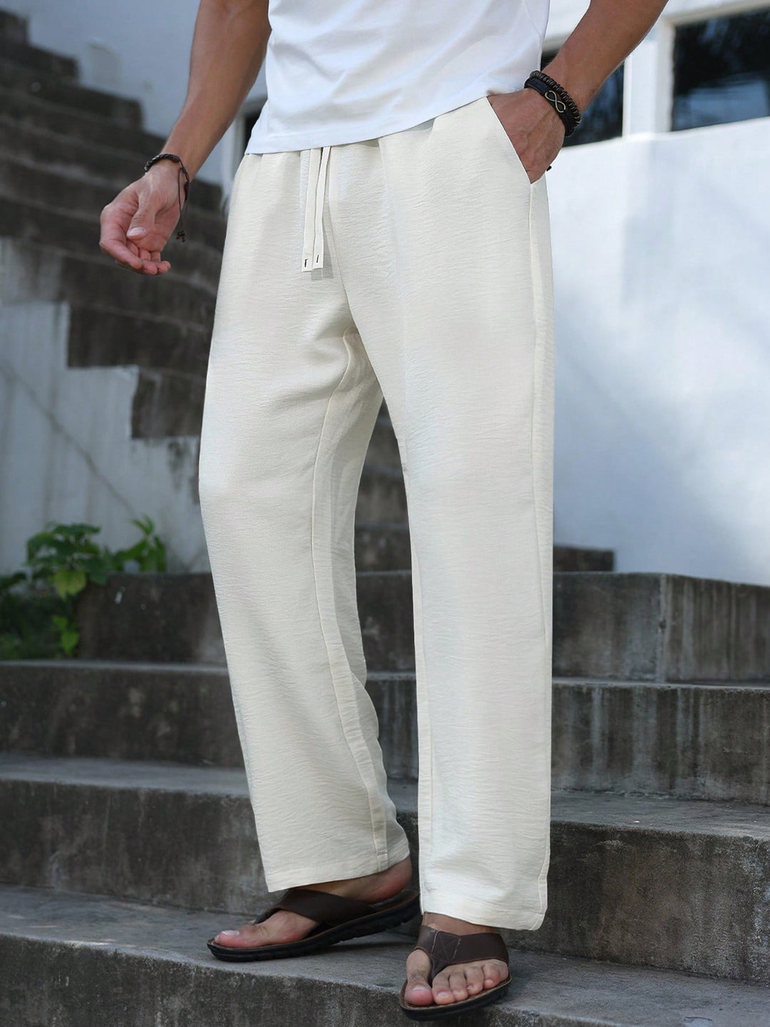 Pantalon SHEIN, portocaliu