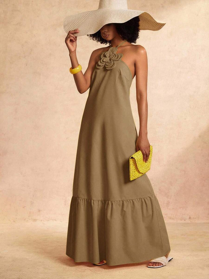 Rochie maxi SHEIN, maro