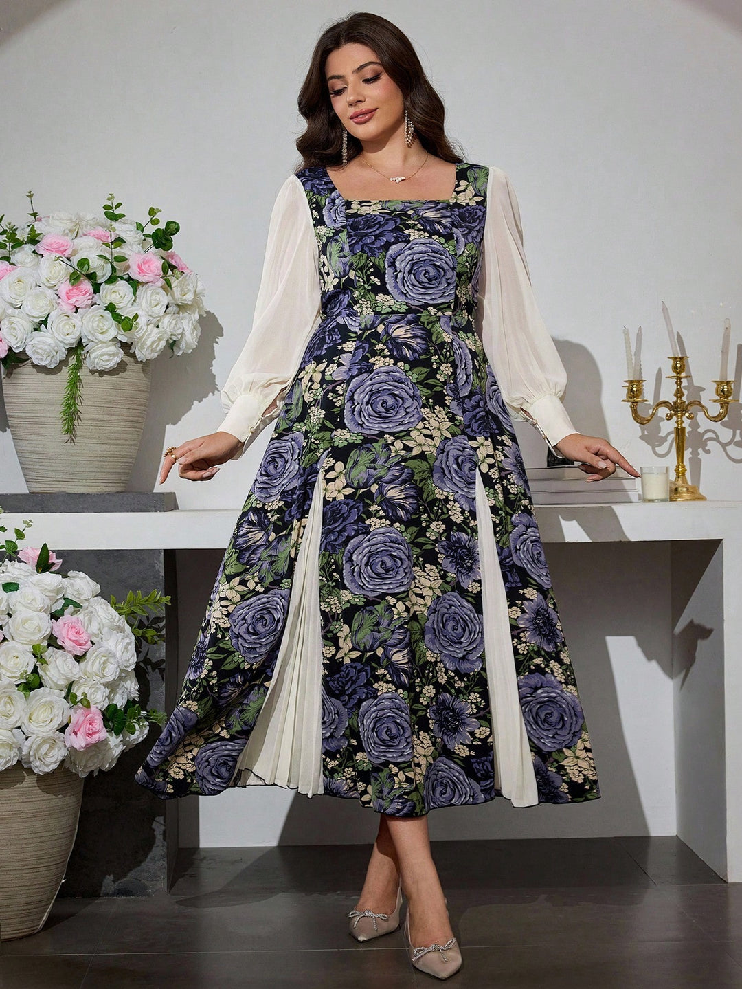 Rochie SHEIN, mix culori