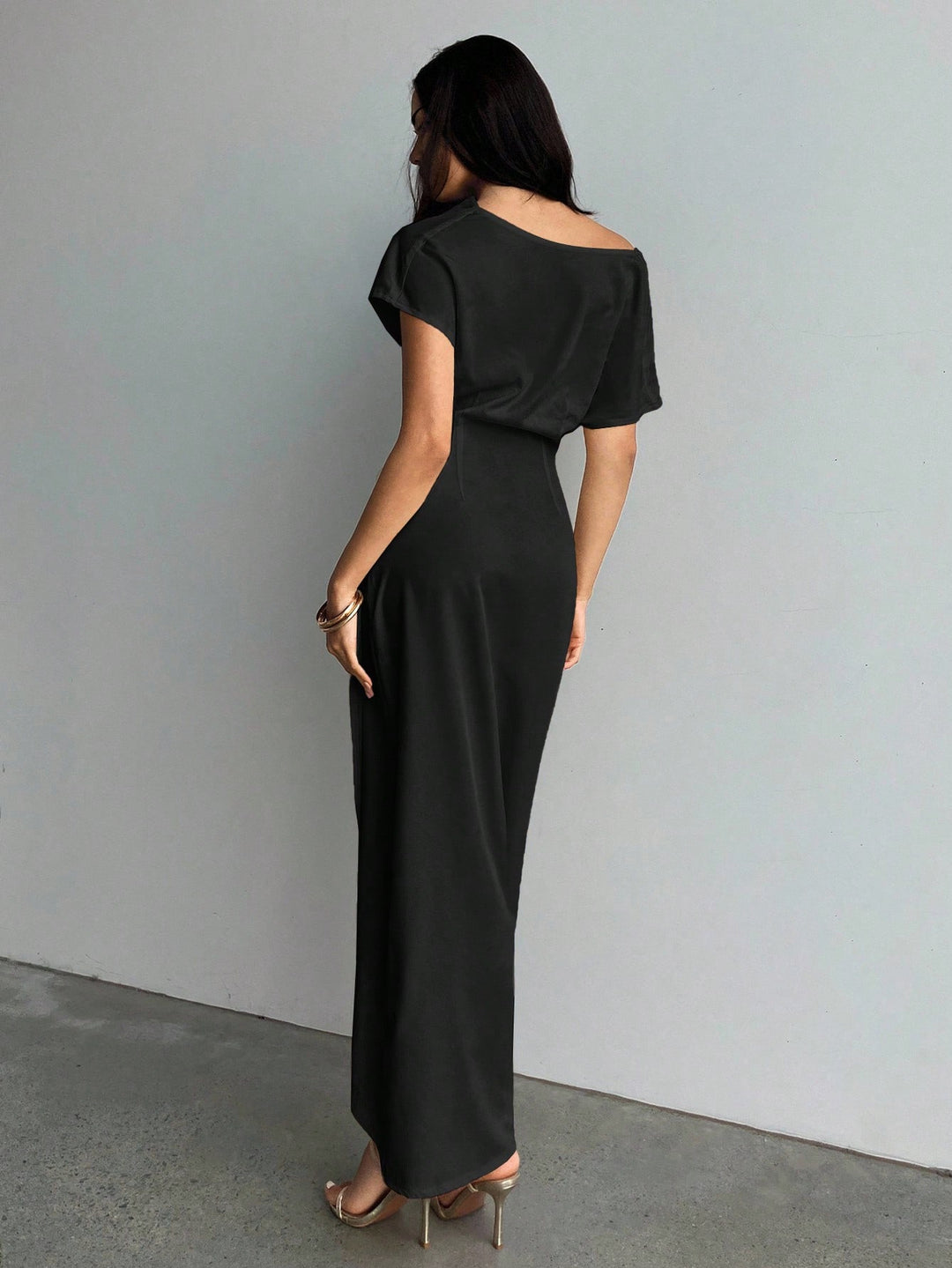 SHEIN Maxi Dress, Black