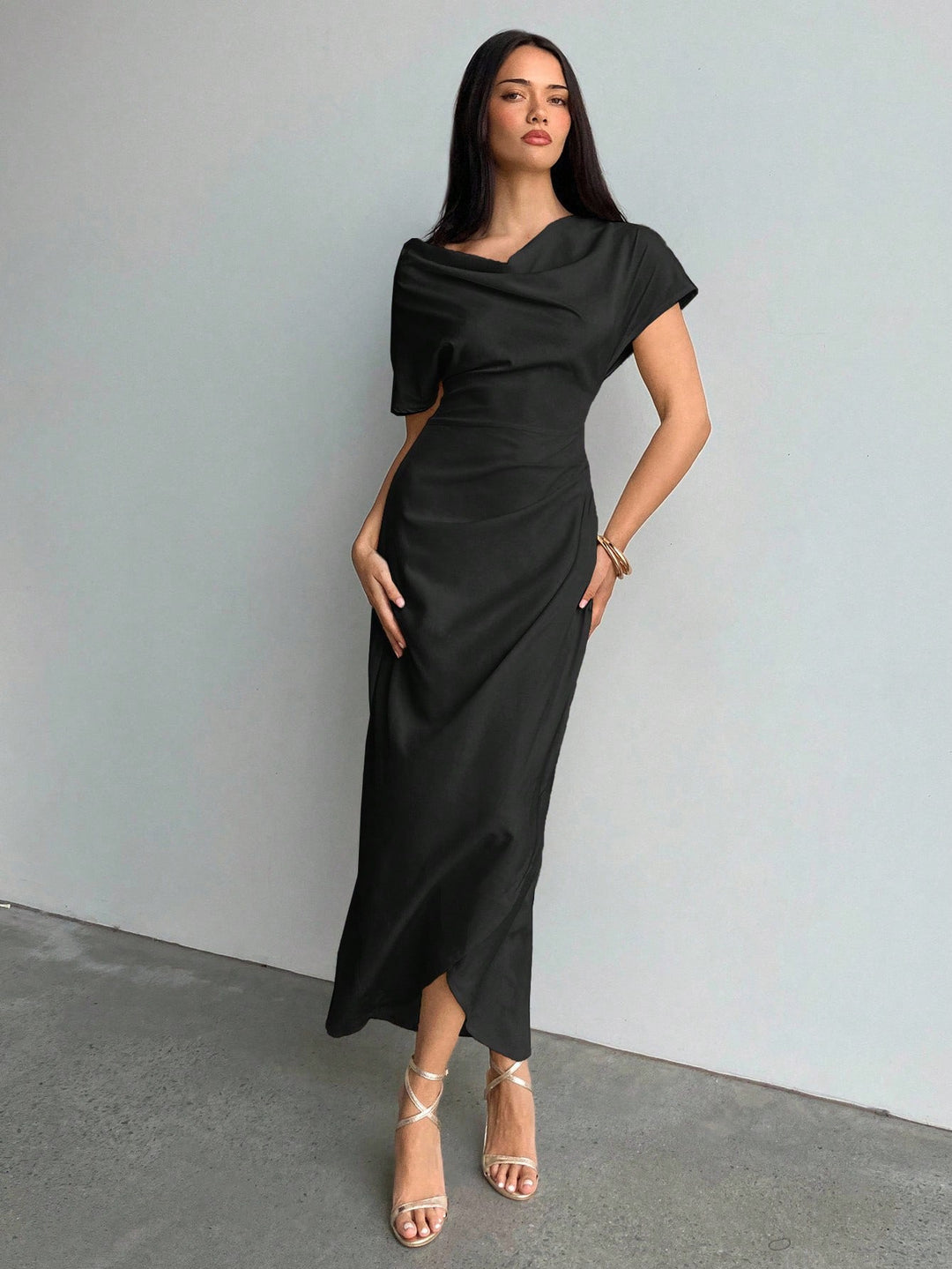 SHEIN Maxi Dress, Black