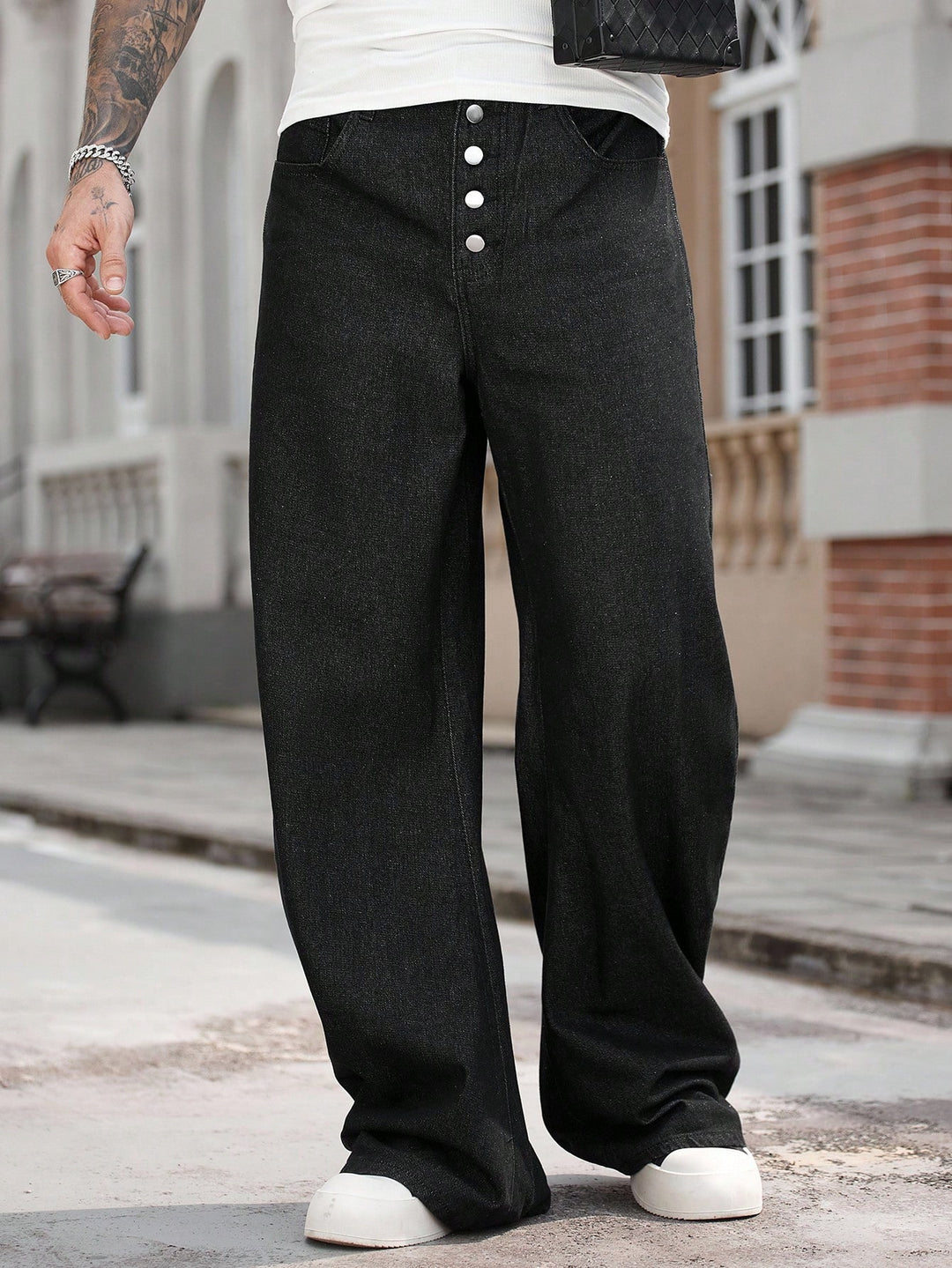 Jeans SHEIN, negru
