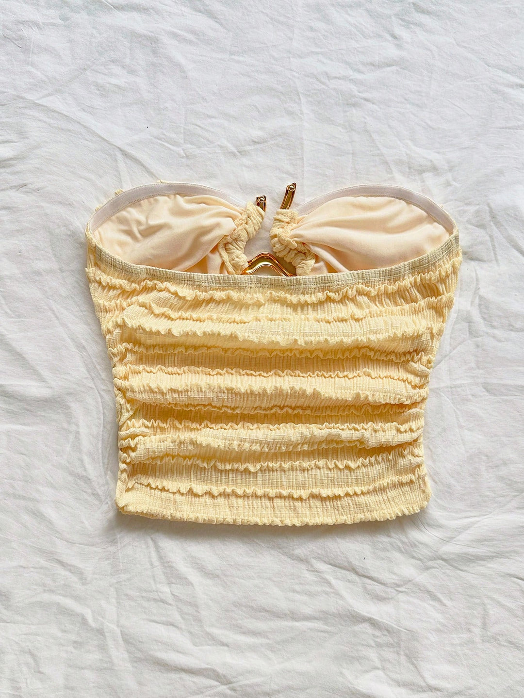 Top SHEIN, galben