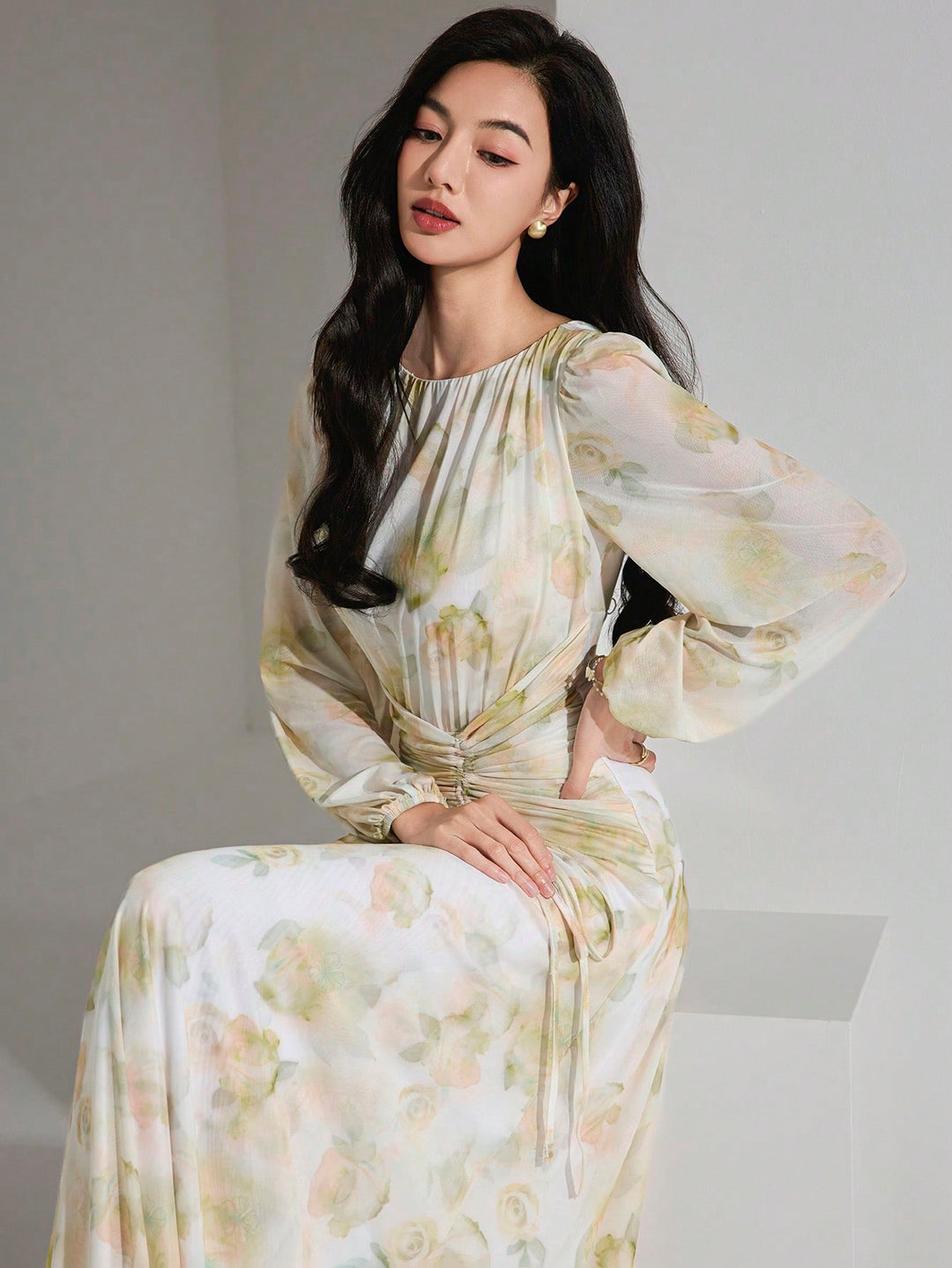 Rochie midi SHEIN, mix culori