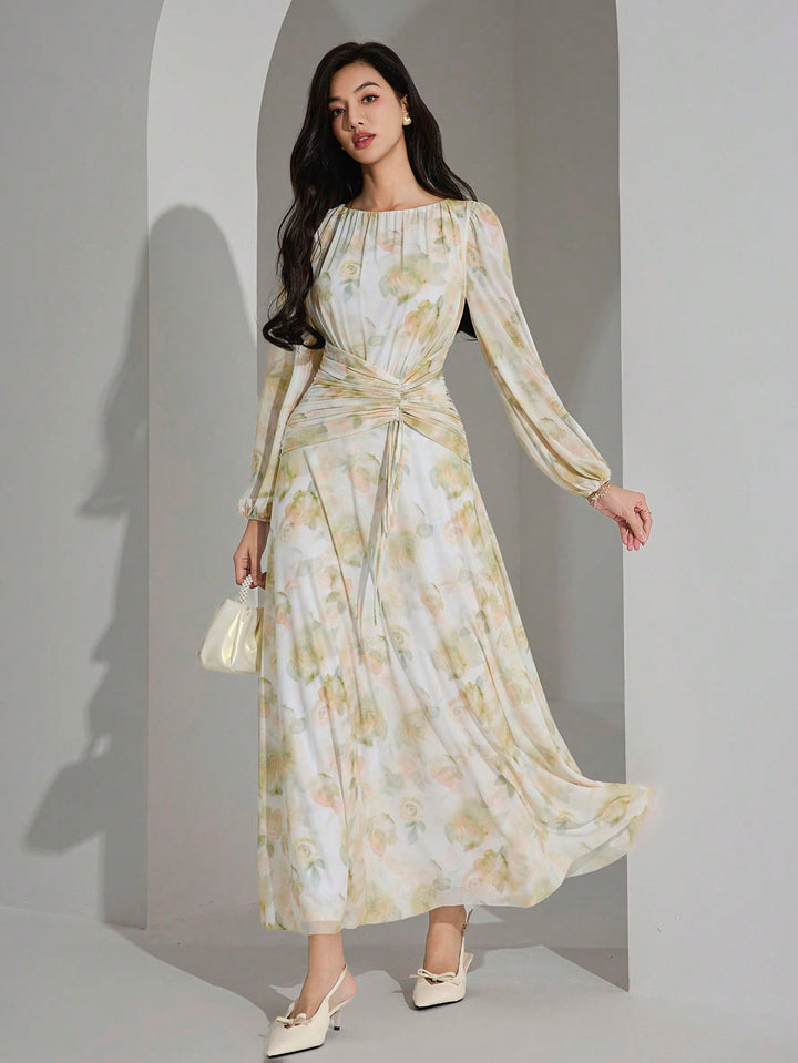 Rochie midi SHEIN, mix culori