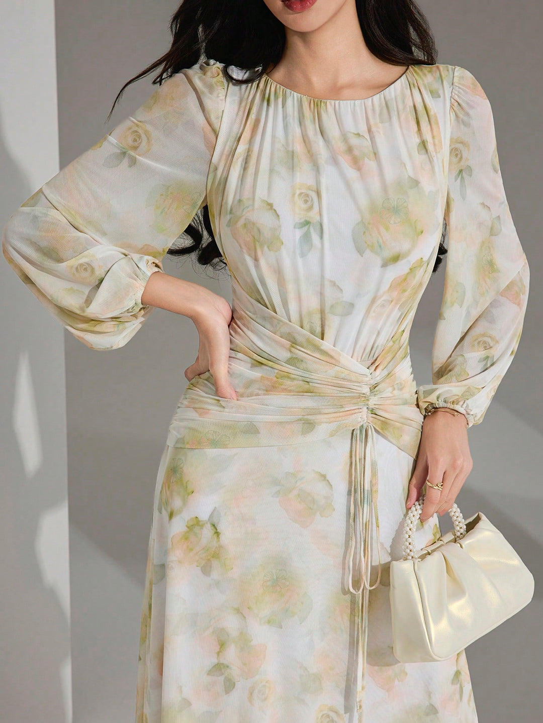 Rochie midi SHEIN, mix culori