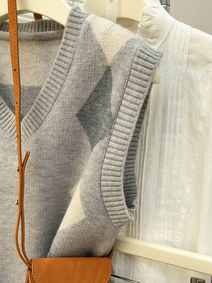 Vestă SHEIN, gri