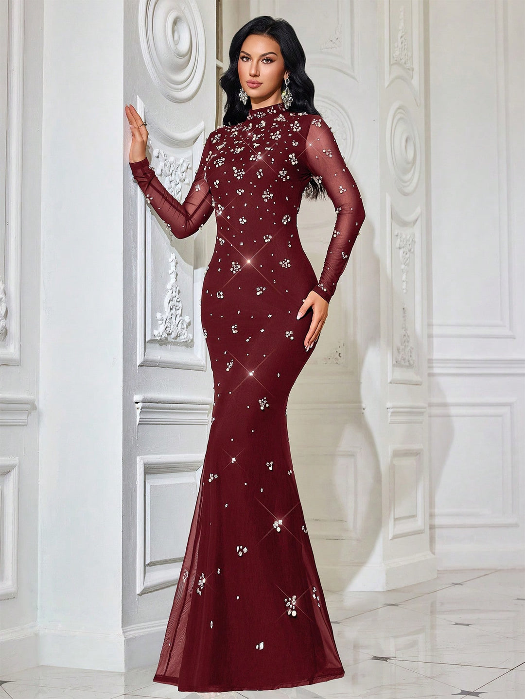 Rochie SHEIN, vișiniu
