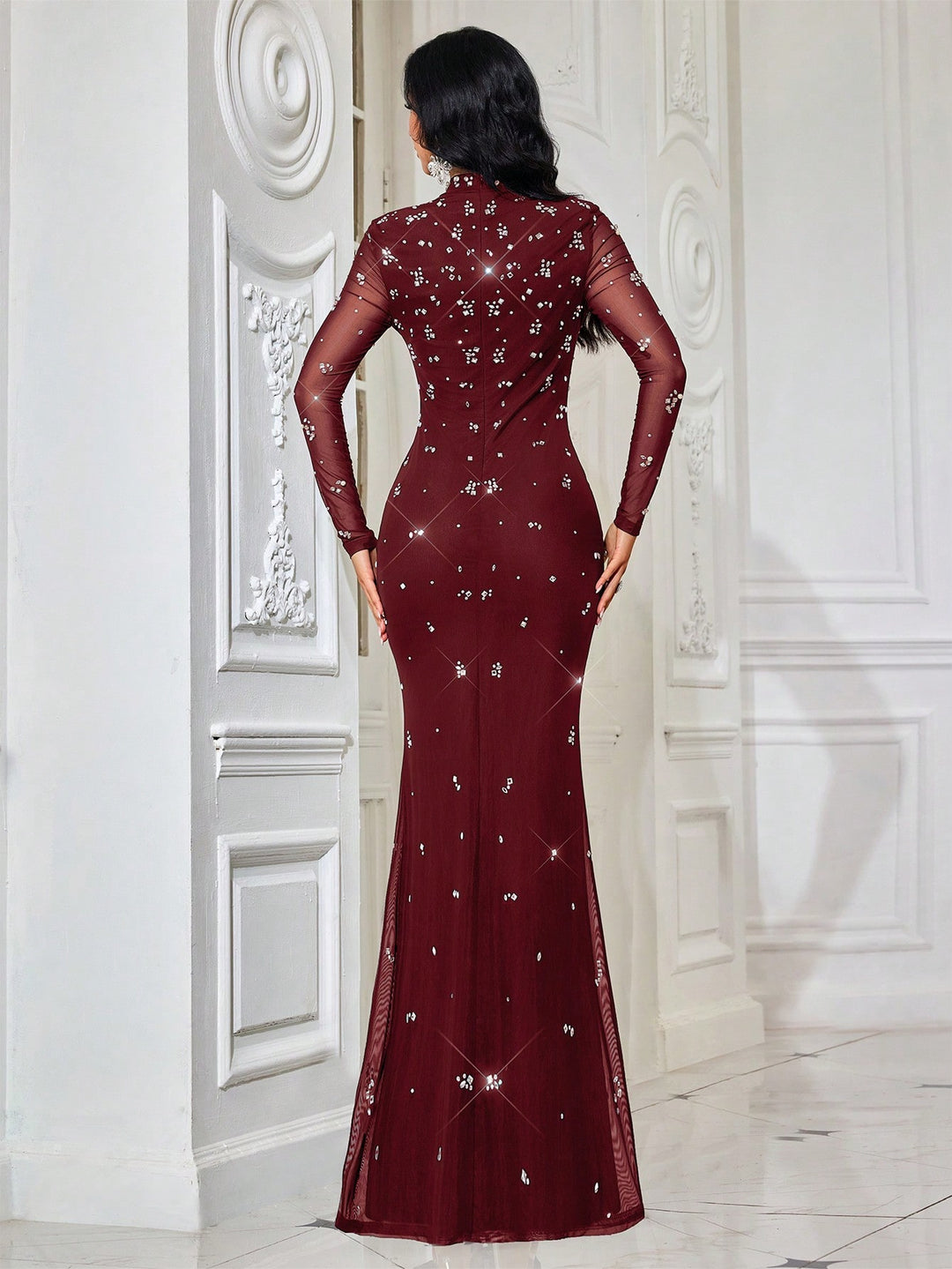 Rochie SHEIN, vișiniu