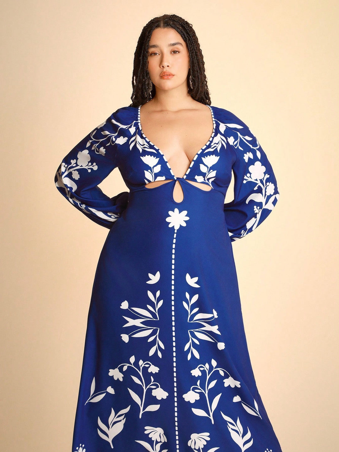 Rochie maxi SHEIN, albastru