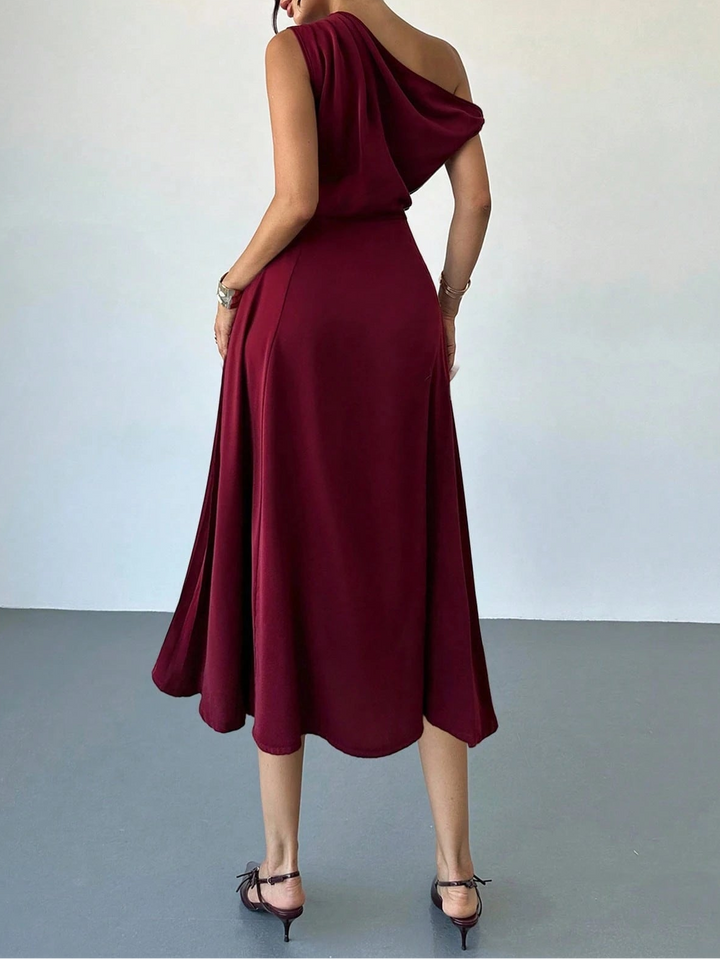 Rochie midi SHEIN, vișiniu