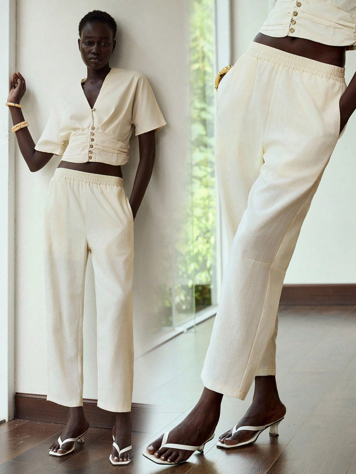 Pantaloni SHEIN, bej