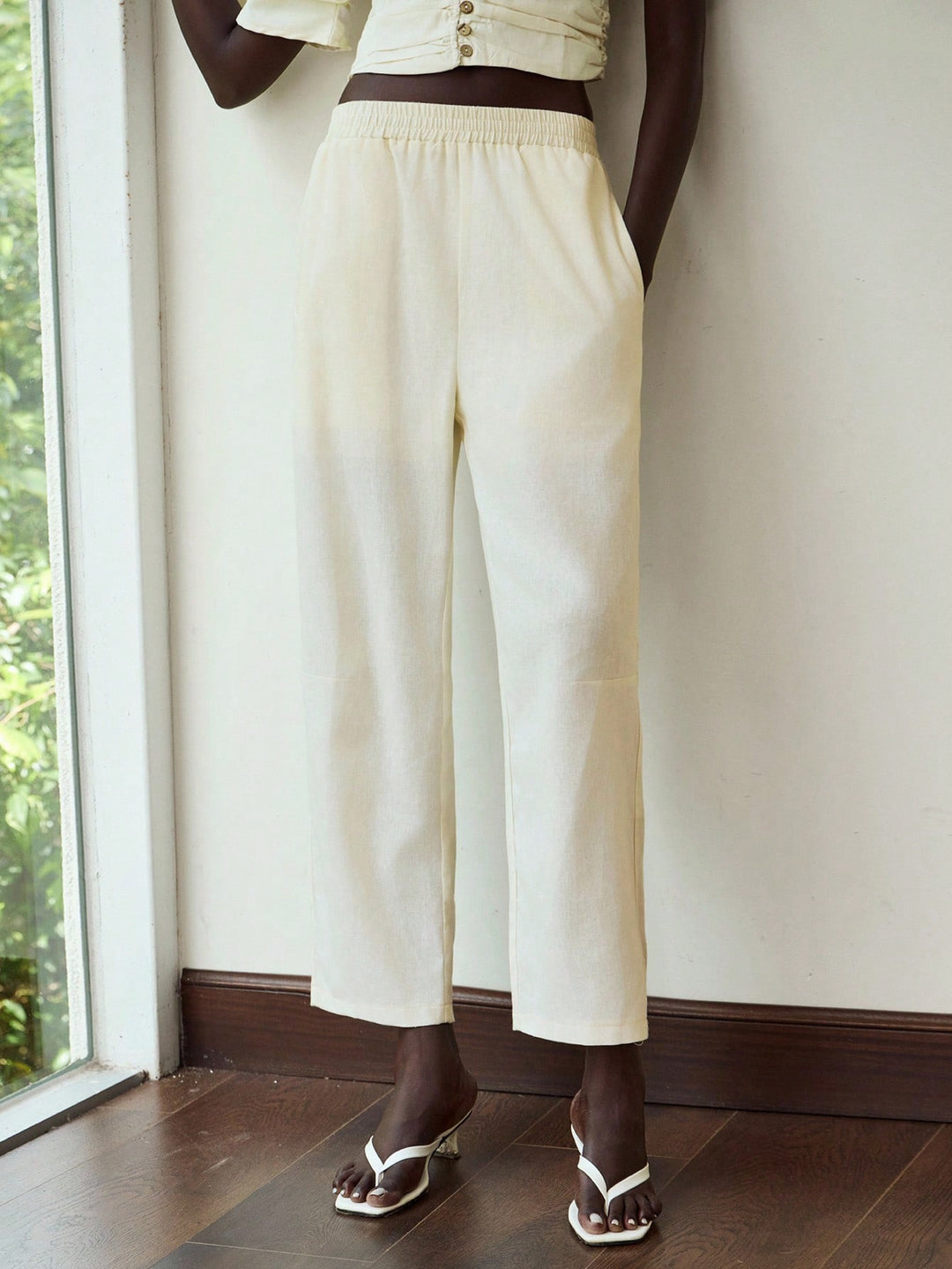 Pantaloni SHEIN, bej