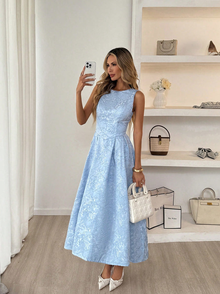 Rochie midi SHEIN, albastru